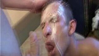 Hardcore bareback sex with face cumshot porn video